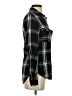 Maurices Plaid Black Long Sleeve Button-Down Shirt Size S - photo 4
