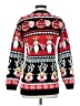 Unbranded 100% Acrylic Animal Print Red Pullover Sweater Size XS - photo 2