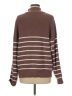 Lillusory Stripes Brown Pullover Sweater Size M - photo 2