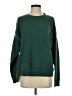 Wishlist Solid Green Pullover Sweater Size S - photo 1
