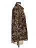 Shein 100% Polyester Animal Print Brown Long Sleeve Blouse Size S - photo 4