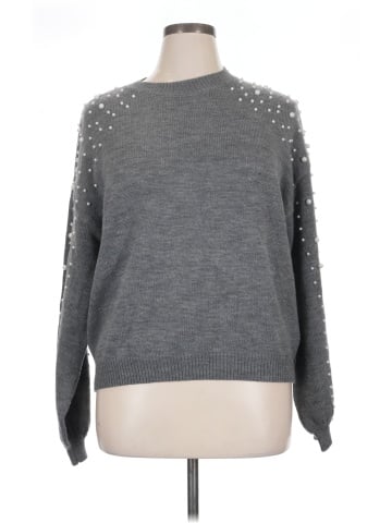 Blooming Jelly Wool Pullover Sweater (view 1)
