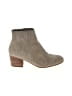 Crown Vintage Gray Tan Ankle Boots Size 6 1/2 - photo 1