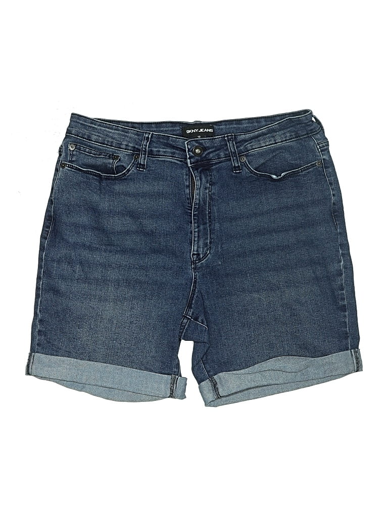 Pre-owned Dkny Jeans Denim Shorts In Blue