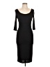 Popular Basics Solid Black Cocktail Dress Size L - photo 1