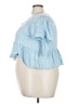 wonderly 100% Rayon Blue Short Sleeve Top Size 3X - photo 5