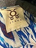 Figue 100% Cotton Blue Short Sleeve Blouse Size M - photo 7