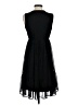 Calvin Klein 100% Polyester Solid Black Cocktail Dress Size 2 - photo 2