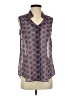 CAbi 100% Polyester Blue Sleeveless Blouse Size S - photo 1
