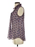 CAbi 100% Polyester Blue Sleeveless Blouse Size S - photo 5