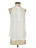 CAbi 100% Polyester White Sleeveless Blouse Size XS - photo 1