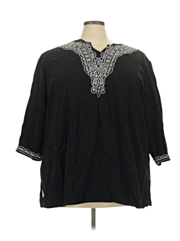 Club Z Collection 3/4 Sleeve Blouse (view 1)