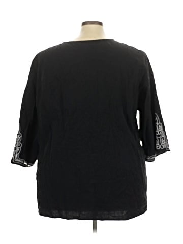 Club Z Collection 3/4 Sleeve Blouse (view 2)