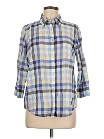 IZOD 3/4 Sleeve Button-Down Shirt (view 1)