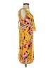 Ava & Aiden 100% Polyester Floral Multi Color Yellow Casual Dress Size S - photo 4