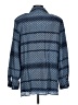 Diane Gilman Polka Dots Blue Long Sleeve Blouse Size L - photo 2