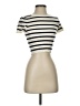 Zara Ivory Short Sleeve Top Size S - photo 1