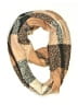 Assorted Brands 100% Polyester Tan Pink Scarf One size - photo 1