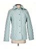 Gallery 100% Polyester Argyle Teal Coat Size S - photo 1