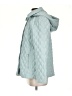 Gallery 100% Polyester Argyle Teal Coat Size S - photo 5