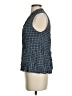 Gap 100% Viscose Blue Sleeveless Blouse Size S - photo 5