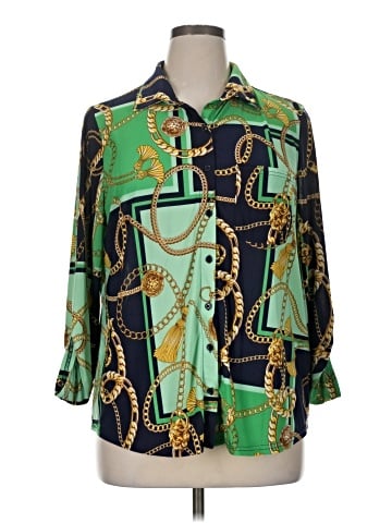 Inner Circle Inc. 3/4 Sleeve Blouse (view 1)
