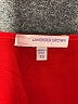 Lavender Brown 100% Silk Red Long Sleeve Silk Top Size XS - photo 7