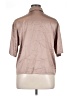 Jason Wu Metallic Brown 3/4 Sleeve Blouse Size XL - photo 2