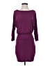 Express Solid Purple Casual Dress Size XS - photo 1