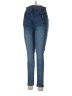 Express Solid Blue Jeans Size 8 - photo 1