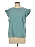 Shein 100% Polyester Teal Short Sleeve Top Size 12 - photo 1