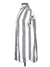 Madewell Stripes Silver Short Sleeve Button-Down Shirt Size S - photo 5