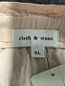 Cloth & Stone Solid Yellow Khaki Shorts Size XL - photo 3