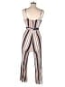 Love University 100% Rayon Stripes Ivory Jumpsuit Size S - photo 2