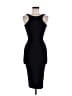 Nookie Solid Black Cocktail Dress Size 6 - photo 1