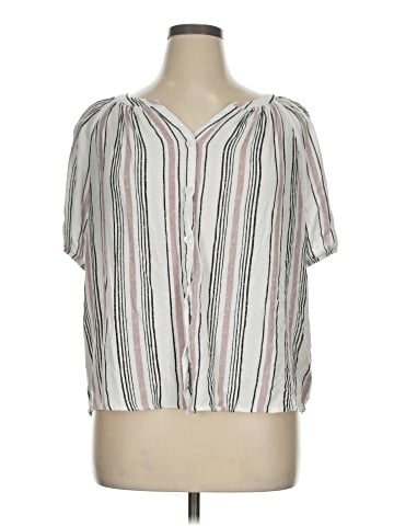 AB Studio Short Sleeve Blouse (view 1)