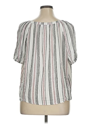 AB Studio Short Sleeve Blouse (view 2)