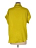 MICHAEL Michael Kors 100% Polyester Yellow Short Sleeve Blouse Size M - photo 2