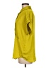 MICHAEL Michael Kors 100% Polyester Yellow Short Sleeve Blouse Size M - photo 5