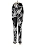 Assorted Brands Graphic Silver Black Leggings Size M - photo 1