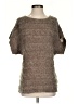 Express 100% Polyester Tweed Brown Pullover Sweater Size S - photo 1