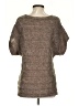 Express 100% Polyester Tweed Brown Pullover Sweater Size S - photo 2
