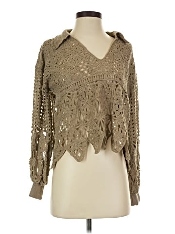 Solitaire Long Sleeve Blouse (view 1)