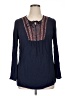 Style&Co 100% Rayon Blue Long Sleeve Blouse Size XL - photo 1