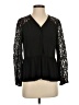 CeCe 100% Polyester Black 3/4 Sleeve Blouse Size XS - photo 1