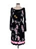 Lane Bryant Floral Black Orange Casual Dress Size 10 - 12 Plus - photo 1