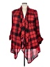 New York Laundry 100% Polyester Plaid Red 3/4 Sleeve Blouse Size 3X - photo 1