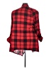 New York Laundry 100% Polyester Plaid Red 3/4 Sleeve Blouse Size 3X - photo 2