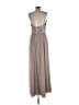 Amsale 100% Polyester Silver Cocktail Dress Size 12 - photo 2