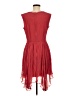 Anagram Solid Red Casual Dress Size 6 - photo 2